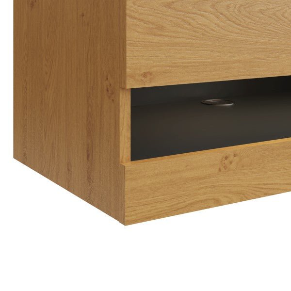 Leon 150cm Wall TV Unit with LED Lighting - GFW