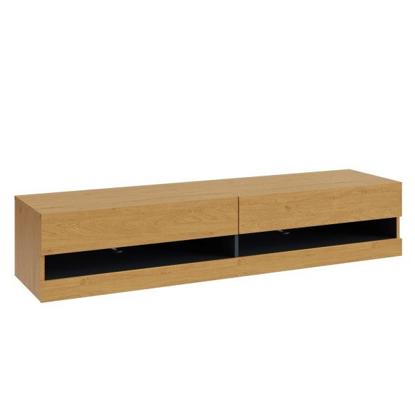 Leon 150cm Wall TV Unit with LED Lighting - GFW
