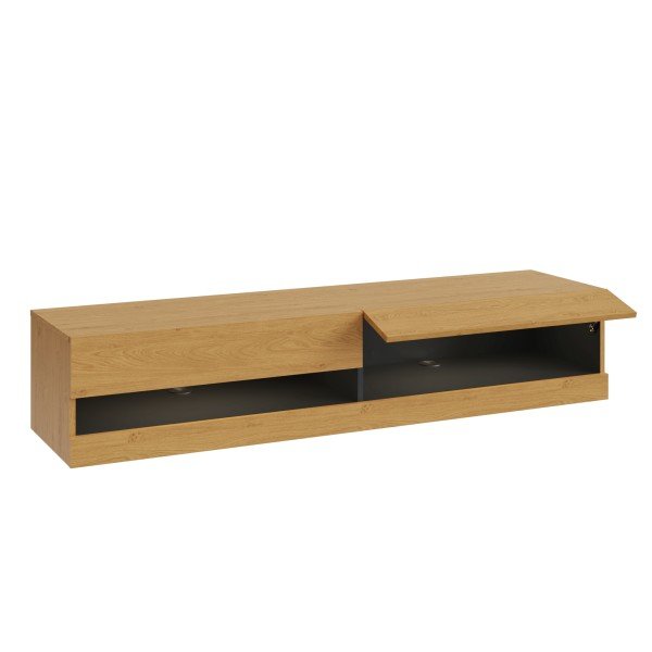 Leon 150cm Wall TV Unit with LED Lighting - GFW