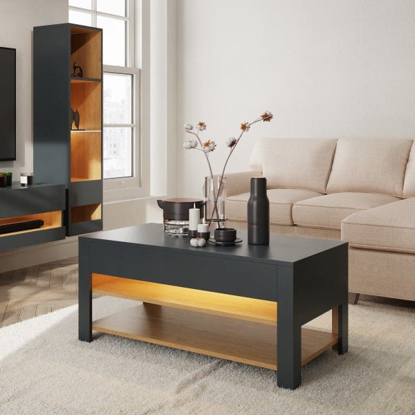 Leon Coffee Table with LED Lighting - GFW