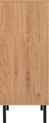 Leon Herringbone Retro 3+2 Drawer Chest - Seconique