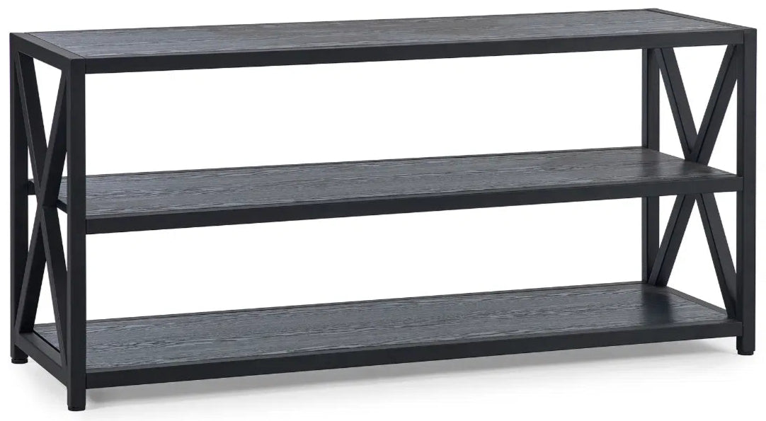 Lima TV Unit with 2 Open Shelves - Julian Bowen