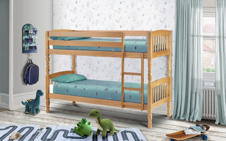 Lincoln 90cm Single Bunk Bed - Julian Bowen