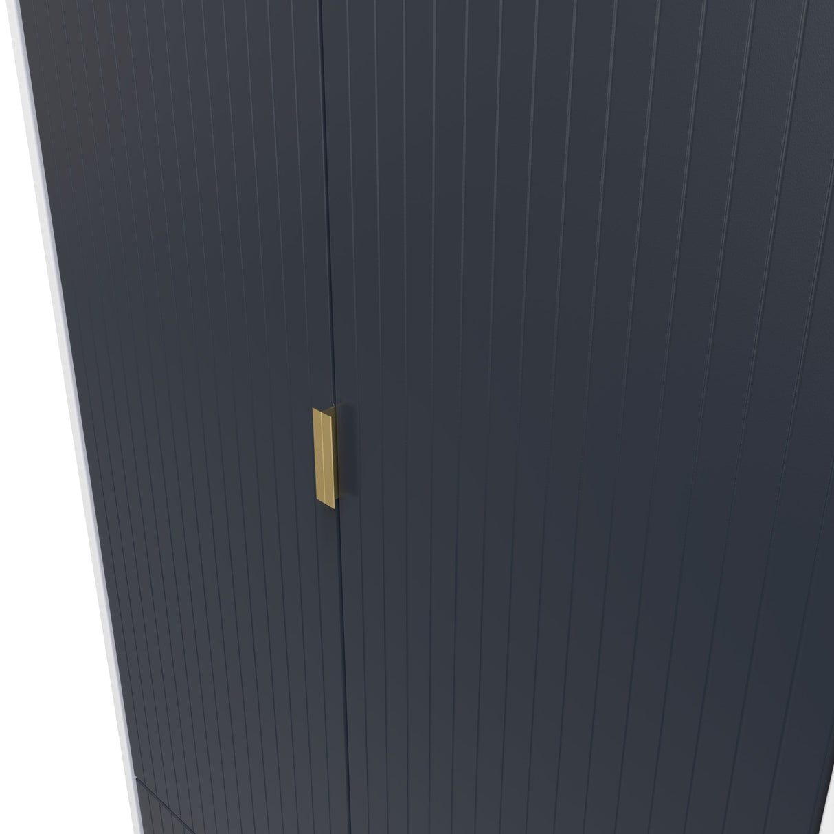 Linear 2 Door 2 Drawer Wardrobe - Welcome Furniture