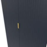 Linear 2 Door 2 Drawer Wardrobe - Welcome Furniture