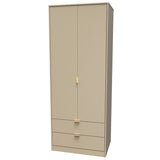 Linear 2 Door 2 Drawer Wardrobe - Welcome Furniture