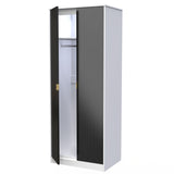 Linear 2 Door Wardrobe - Welcome Furniture