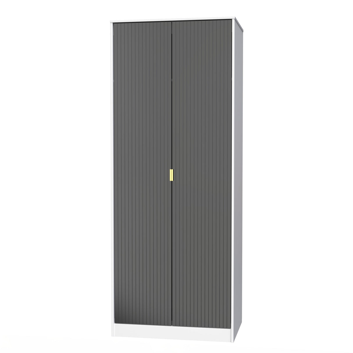 Linear 2 Door Wardrobe - Welcome Furniture