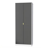 Linear 2 Door Wardrobe - Welcome Furniture