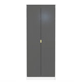 Linear 2 Door Wardrobe - Welcome Furniture