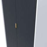 Linear 2 Door Wardrobe - Welcome Furniture