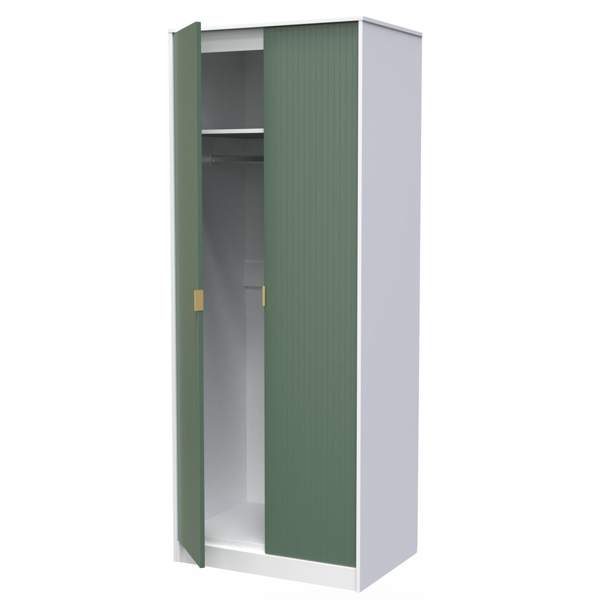 Linear 2 Door Wardrobe - Welcome Furniture