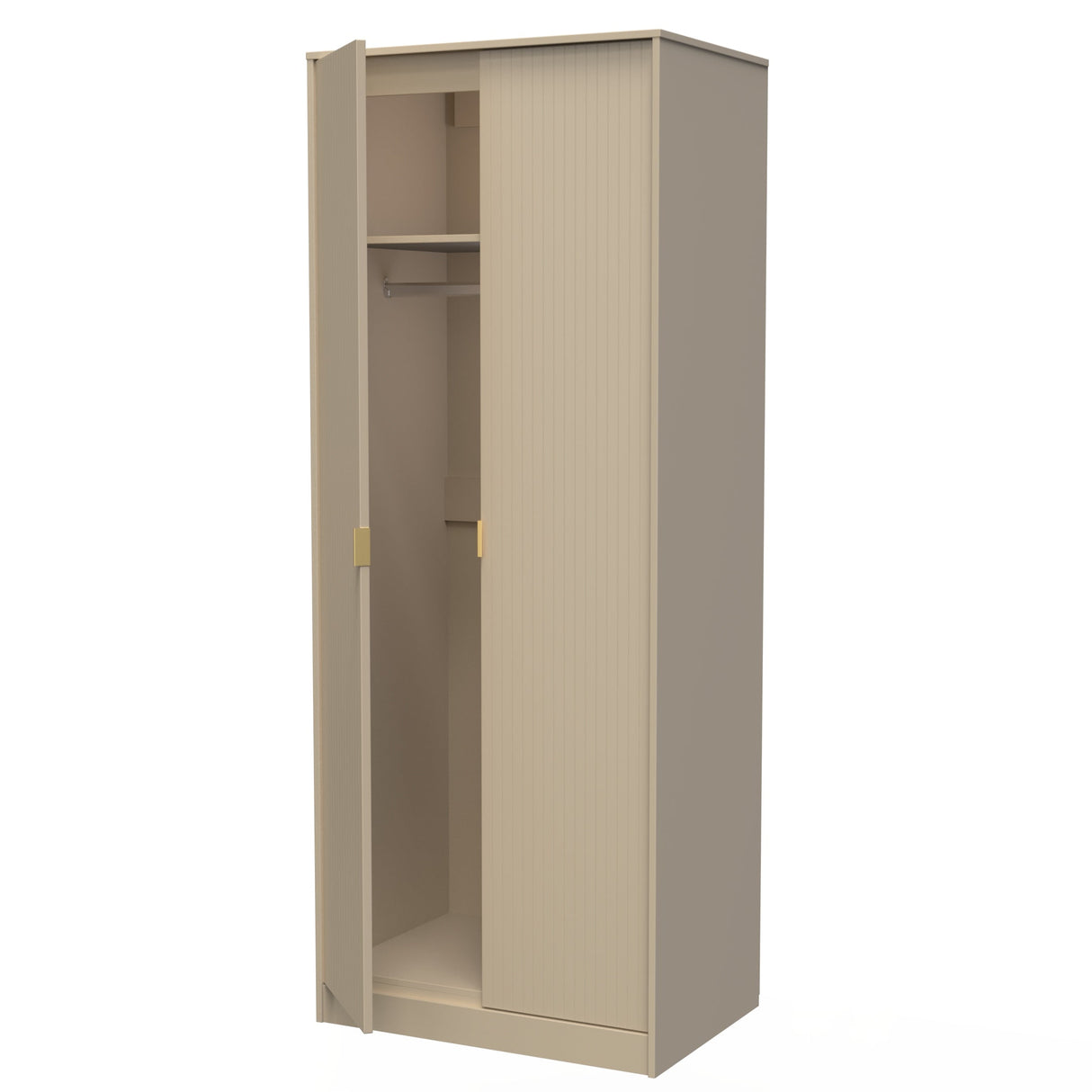 Linear 2 Door Wardrobe - Welcome Furniture