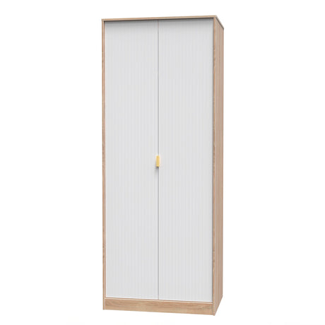 Linear 2 Door Wardrobe - Welcome Furniture