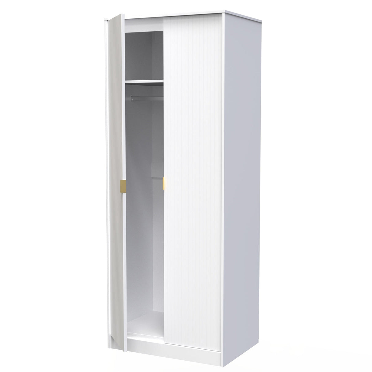 Linear 2 Door Wardrobe - Welcome Furniture