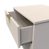 Linear 2 Drawer Bedside Cabinet with Hairpin Legs - Welcome Furniture