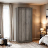 Lisbon 2 Door Double Wardrobe - Seconique