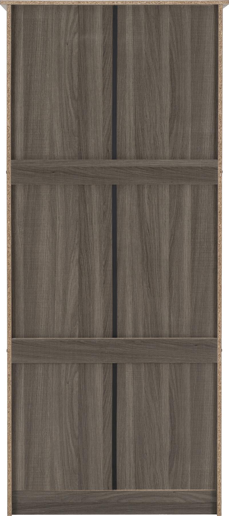 Lisbon 2 Door Double Wardrobe - Seconique