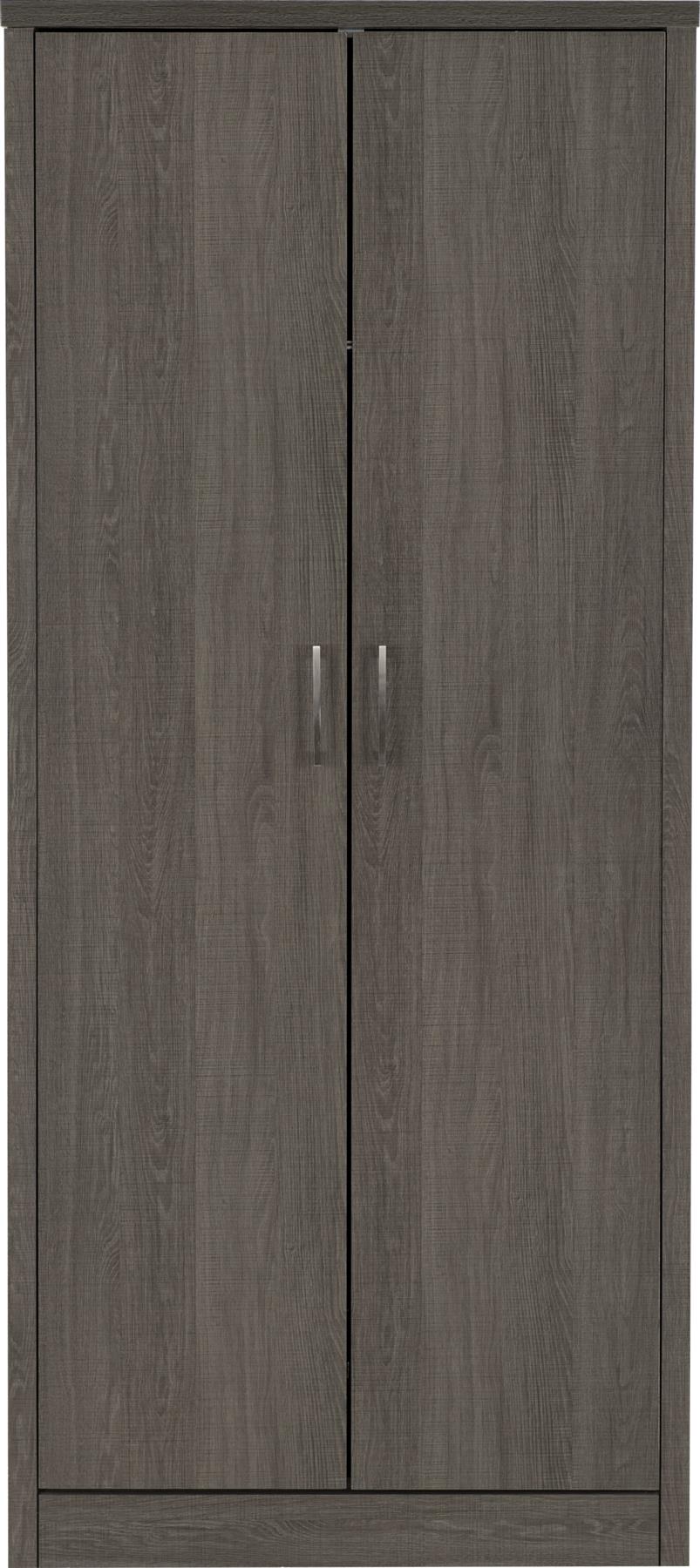 Lisbon 2 Door Double Wardrobe - Seconique