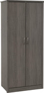 Lisbon 2 Door Double Wardrobe - Seconique