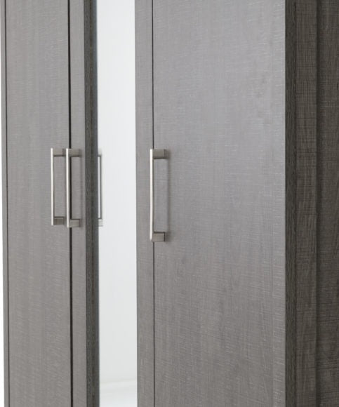 Lisbon 3 Door Triple Wardrobe - Seconique