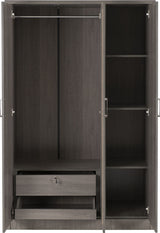 Lisbon 3 Door Triple Wardrobe - Seconique