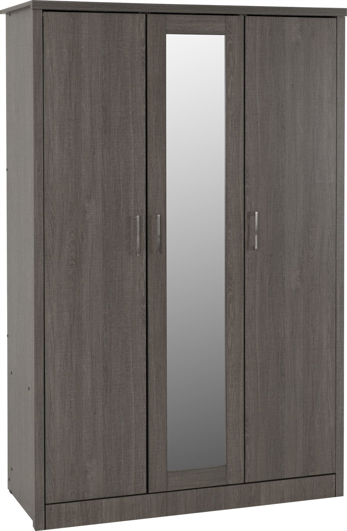 Lisbon 3 Door Triple Wardrobe - Seconique
