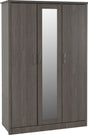 Lisbon 3 Door Triple Wardrobe - Seconique