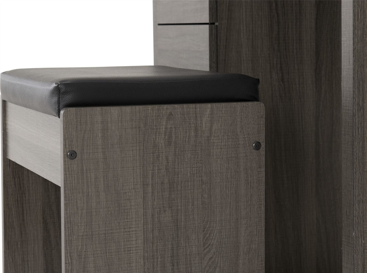Lisbon 3 Drawer Dressing Table and Stool - Seconique