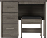 Lisbon 3 Drawer Dressing Table and Stool - Seconique