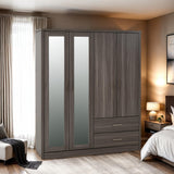 Lisbon 4 Door Wardrobe - Seconique