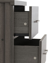 Lisbon 5 Drawer Narrow Tallboy Chest - Seconique