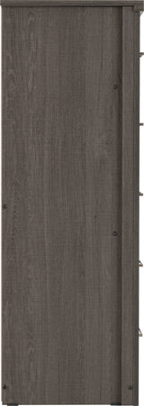Lisbon 5 Drawer Narrow Tallboy Chest - Seconique