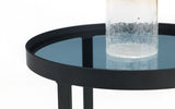 Loft Smoked Glass Lamp Table