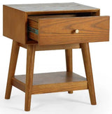 Lowry 1 Drawer Side Table - Julian Bowen