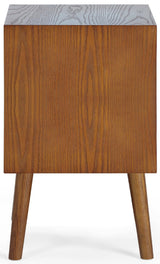 Lowry 2 Drawer Bedside Table - Julian Bowen