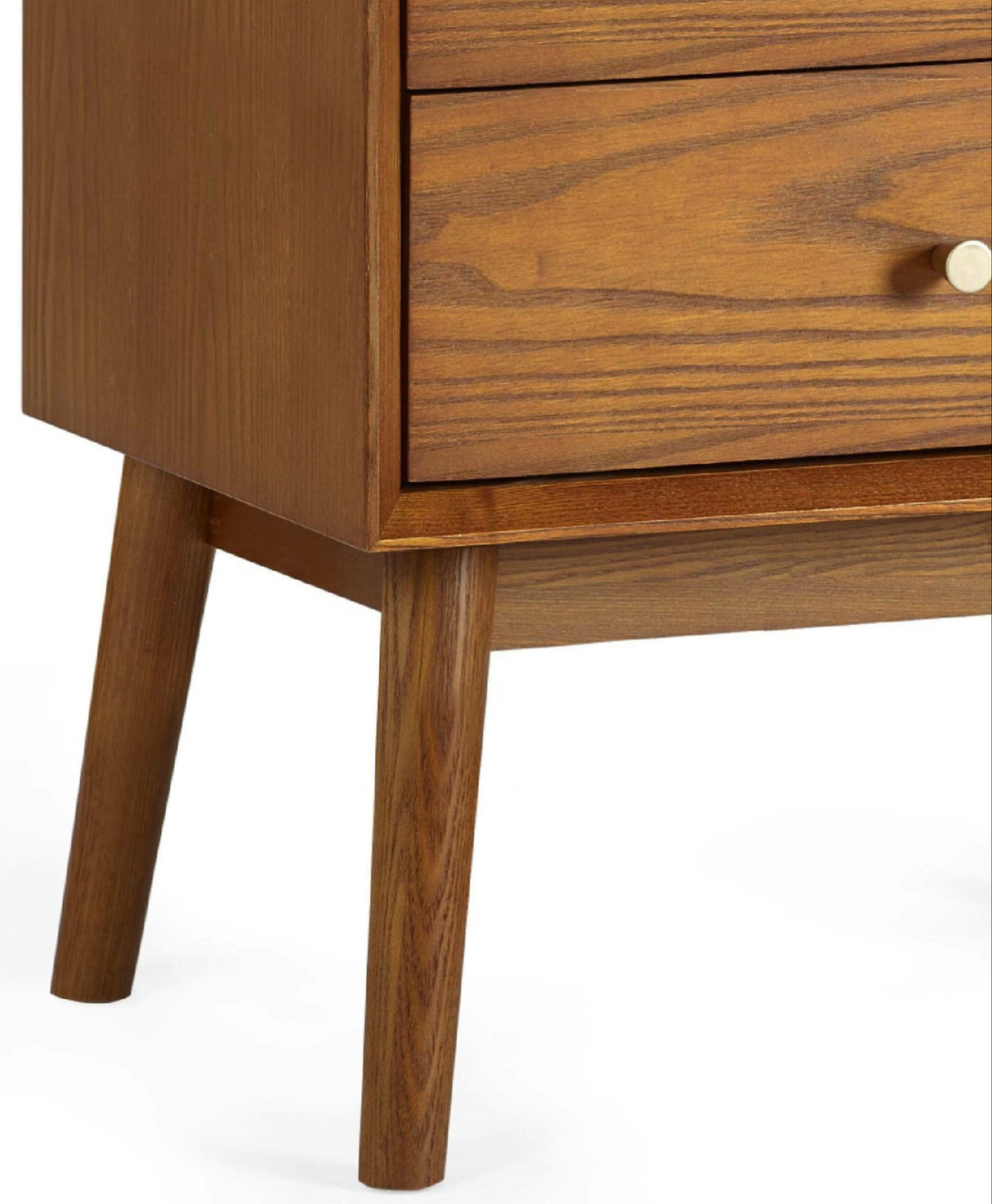 Lowry 2 Drawer Bedside Table - Julian Bowen