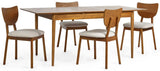 Lowry 2 Drawer Butterfly Extending Dining Table - Julian Bowen