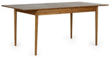 Lowry 2 Drawer Butterfly Extending Dining Table - Julian Bowen
