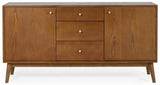 Lowry 3 Drawer 2 Door Large Sideboard - Julian Bowen
