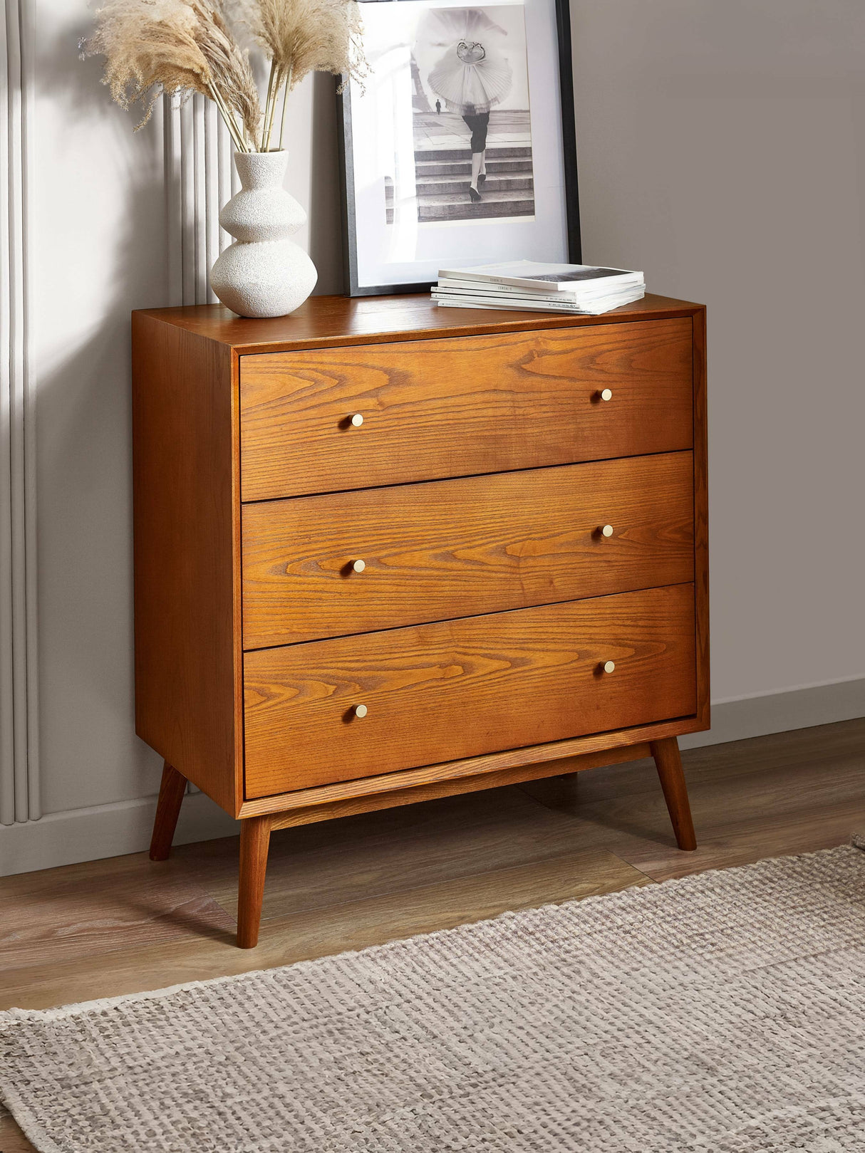 Lowry 3 Drawer Chest - Julian Bowen