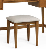 Lowry 3 Drawer Dressing Table & Stool Set - Julian Bowen