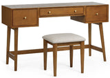 Lowry 3 Drawer Dressing Table & Stool Set - Julian Bowen