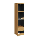 Leon Tall Shelf Unit with LED Lighting