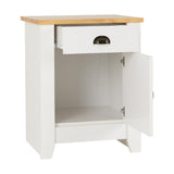 Ludlow 1 Drawer 1 Door Bedside Cabinet - Seconique