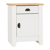 Ludlow 1 Drawer 1 Door Bedside Cabinet - Seconique