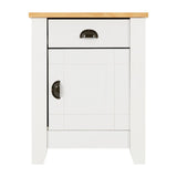 Ludlow 1 Drawer 1 Door Bedside Cabinet - Seconique