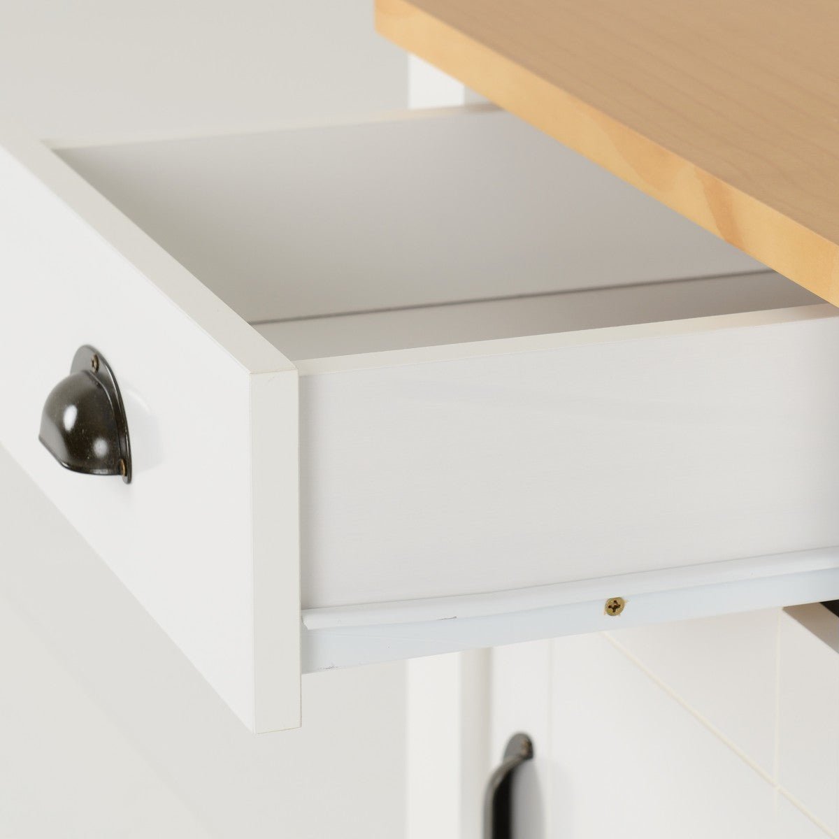 Ludlow 1 Drawer 1 Door Bedside Cabinet - Seconique