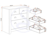 Ludlow 2+2 Drawer Chest - Seconique