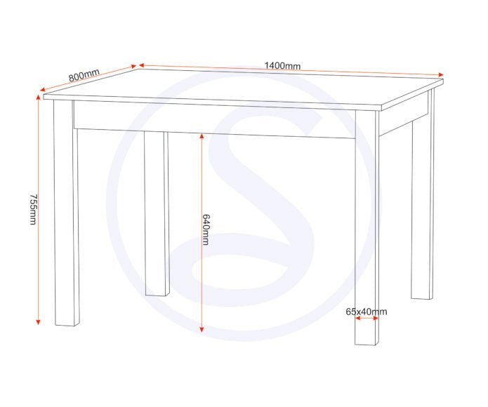 Ludlow 6 Seater Dining Set - Seconique